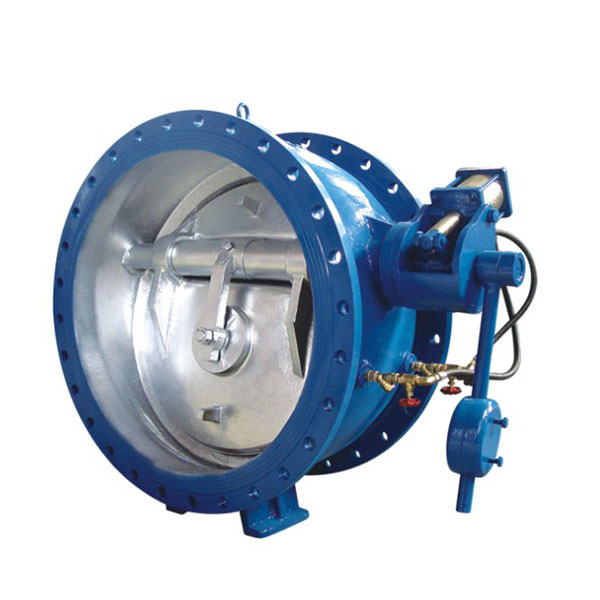 Manual Hydraulic Control Slow-shut Check Butterfly Valve